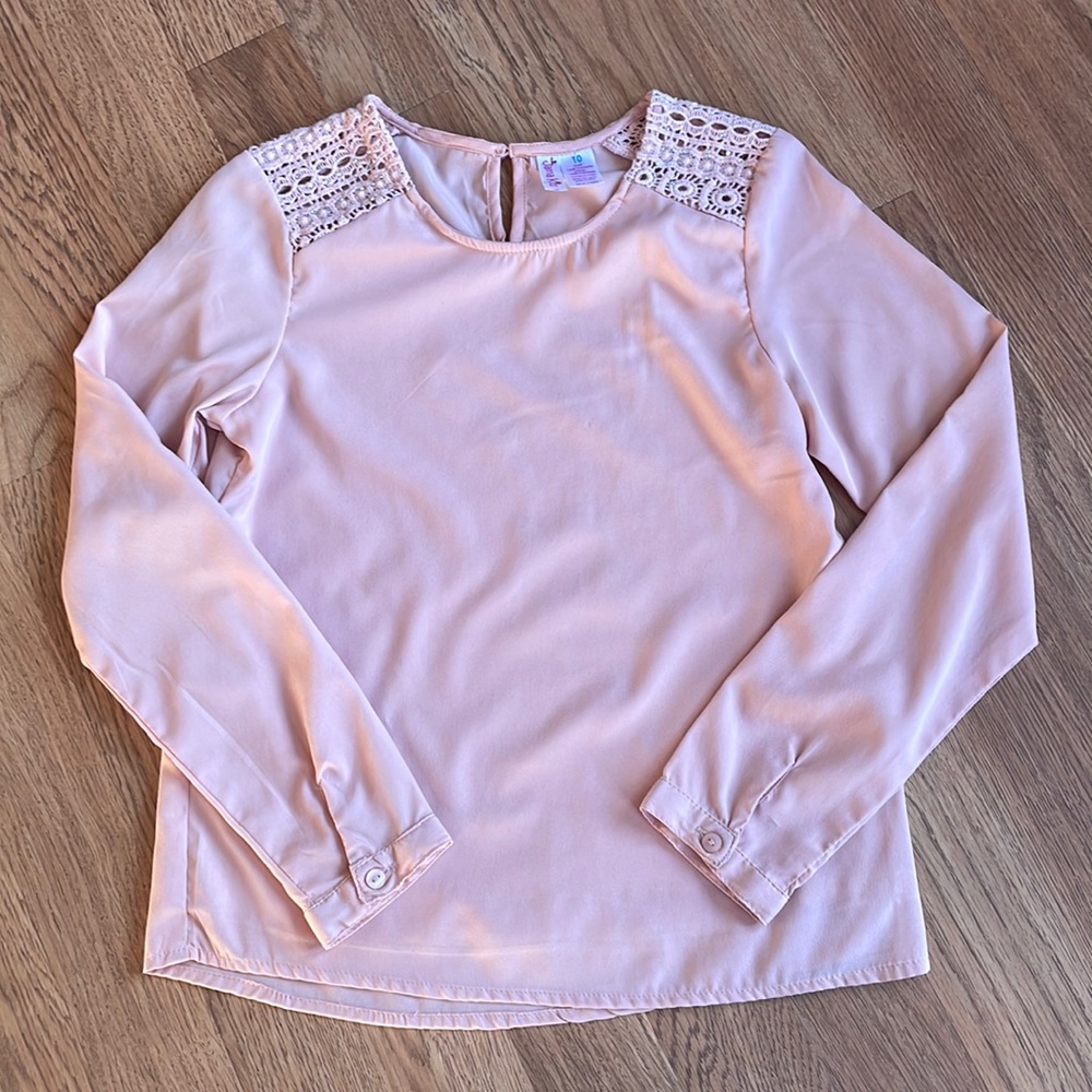 + nwot + JAPNA KIDS Pale Pink Shirt